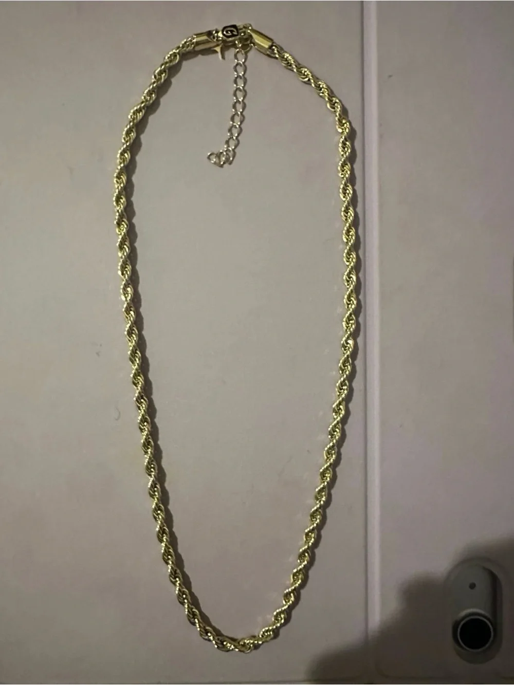 Gold Rope Chain Necklace (4mm, 18–20”) – GLD